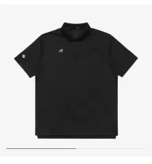 malbon golf ✖️ NIKE DRI-FIT ポロシャツ カモ ブラック 注目コラボ☆Malbon x Nike タイガー・ウッズ Dri-FIT Polo Tech