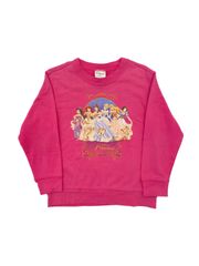 【Size120】vintage ディズニープリンセス スウェット US古着 アメリカ ヴィンテージ  ディズニーストア 白雪姫 シンデレラ ジャスミン ベル オーロラ姫 アリエル