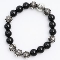 CHROME HEARTS 10mm オニキスビーズブレスレット - メルカリ