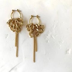metallic fringe pierce
