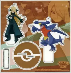 【中古】雑貨 シロナ＆ガブリアス アクリルスタンドキーホルダー TRAINERS Salon!! 「ポケットモンスター」 ポケモンセンター限定