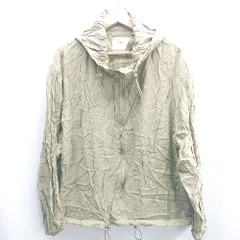 ◇ ⊇ Discoat ディスコート シースルー素材 長袖 パーカー サイズM カーキ レディース E  【1410100012503】のサムネイル