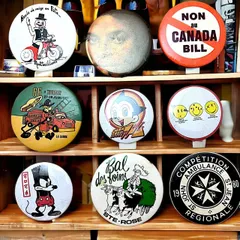 ビンテージ 缶バッジ スマイリー アトム ミッキー アンティーク 50s ~ 60s 70s 80s 90s 小物 アクセサリー 古着 vintage USA ユーロ 仕入れ   300 p00/