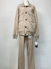 新品タグ付き未使用品♪定価合計7.2万円◆DOUBLE STANDARD CLOTHING/him◆美シルエット ブルゾン パンツ セットアップ◆ダブルスタンダードのサムネイル