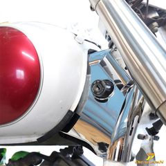 ヤマハ ドラッグスター 400 クローム メッキ ネックカバー クラシック / フレームカバー / 4TR /ABS 樹脂製 / カスタム /パーツ /b043