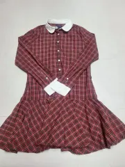 ポロ タータンチェック カラー コットンワンピース ジュニア 16 税金 ウーマンズ 44 ユニセックス ポール 1138