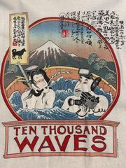90s　歌舞伎　江戸　浮世絵　銭湯　サウナ　エロ　撮影　シングルステッチ　和風　ヴィンテージ　Tシャツ