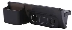 ハイエース HIACE 200系 電源 増設 ユニット キット USBポート Type-C カーソケット 収納 ポケット LED ライト スマホ タブレット 同時 充電 灰皿 交換 USB のサムネイル