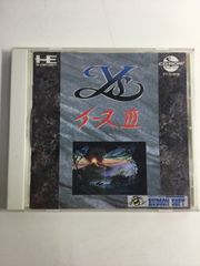 PCエンジン　イース3　CD-ROM2　裏面ジャケット欠品　☆10652