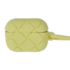 BOTTEGA VENETA - BOTTEGAVENETA ボッテガヴェネタ  Airpods Pro エアポッズ プロ ケース その他小物 691715 ラバー   SHERBERT イエロー系   ストラップ付き イヤホンケース カバー 【本物保証】 BOTTEGAVENETA ボッテガヴェネタ Airpods Pro エアポッズ プロ