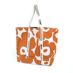 新品 マリメッコ トートバッグ Carrier Big Unikko キャリア ビッグ ウニッコ レディース ブラウン×ベージュ 92457 092457 878 北欧雑貨 北欧デザイン