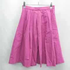 ◇ Θ Apuweiser-riche アプワイザー リッシェ ロング フレア スカート サイズ1 ピンク レディース E  【1502030017359】