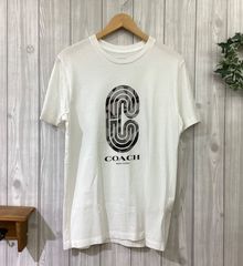 新品・未使用 コーチ COACH カモフラージュロゴ 半袖プリントTシャツ メンズ▲C