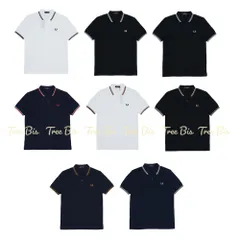 FREDPERRY フレッドペリー M3600 TWIN TIPPED FRED PERRY SHIRT ツイン ティップド フレッド ペリー シャツ ポロシャツ 半袖 ロゴ ブランド ワンポイント S M L XL WHITE(200) XL