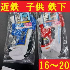 近鉄特急　子供用靴下16-20サイズ　近鉄伊勢志摩ライナーしまかぜ　2足セット