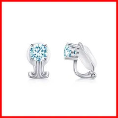 【大特価】Free bird イヤリング レディース 人気 シルバー925 金属アレルギー対応 ノンホールピアス 一粒 5A ジルコニア オフィス 普段使い （痛くない）