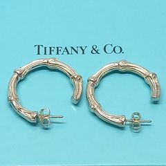 ティファニー バンブー フープ ピアス 925 シルバー TIFFANY &Co.