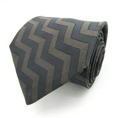 ピエールカルダン ブランド ネクタイ ストライプ柄 幾何学模様 シルク PO  メンズ ネイビー Pierre Cardin 【中古】