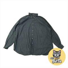 90s 古着 ラルフローレン 長袖シャツ ブラックウォッチ ゆるダボ 3XL