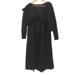 ヨウジヤマモト Yohji Yamamoto 20AW Pleats Dress プリーツ切替 ドレスワンピース レディース JPN：1 のサムネイル