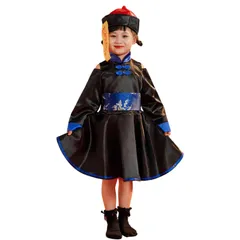 新品 [Matreeglam] キョンシー コスプレ キッズ ハロウィン 仮装 子供 キョンシー コスチューム 可愛い ワンピース 幽霊 ズゾンビ 衣装 子供 ハロウィン コスチューム 女の子 スカート ワンピース 4点セット 帽子+ドレス+お札+ベルト (子