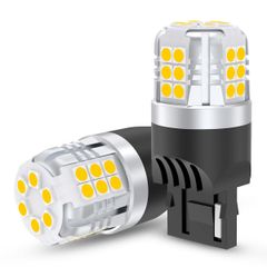 車検対応 6000-6500K 無極性 DC12V車用 超高輝度 変換 汎用 LEDランプ30連3030SMD (2個セット) LEDライト ホワイト LEDバルブ バックライト シングル球 T20