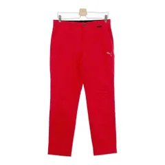 サイズ：M PUMA GOLF プーマゴルフ  ストレッチ パンツ  レッド系 [240101373494] ゴルフウェア メンズ ストスト