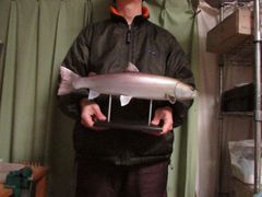 ハンドメイド 自作 39cmヤマメ 釣り フィギュア 魚模型 レプリカ 