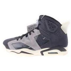 NIKE (ナイキ) WMNS AIR JORDAN 6 RETRO TECH CHROME ウィメンズ エア ジョーダン 6 テック クローム レトロ ハイカットスニーカー ブラック US10/27cm CK6635-001