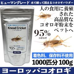 ★ニードクリケット コオロギ粉末【ヨーロッパイエコオロギ 100g】爬虫類 餌