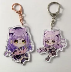 【まとめ売り】 ぶいすぽっ！ 紫宮るな アクリルキーホルダー 2点セット