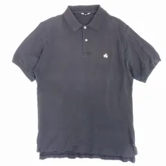 80s Vintage BROOKS BROTHERS ブルックスブラザーズ USA製 鹿の子 ポロシャツ 半袖 ワンポイントロゴ L グレー メンズ 【中古】
