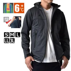 マウンテンパーカー 《B09杢チャコール》 新品 未使用 春 秋 +6℃ 防風 透湿 保温 三層構造素材 ストレッチ裏フリース フルジップパーカー【A5L】 ファッション メンズ ジャケット アウター 