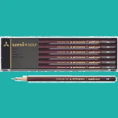 US2B 1ダース 2B ユニスター 鉛筆 三菱鉛筆