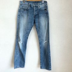 ARMANI EXCHANGE J16 ストレートデニム ダメージ加工 - メルカリ
