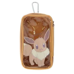 ☆ イーブイ ☆ キャラクター カラビナ付きマルチポーチ マルチポーチ ポケモン カラビナ付き ミニ ポーチ 筆箱 小物入れ 文房具入れ 筆記用具入れ ふで箱 トラベルポーチ ポケット カラビナ キャラクター キャラ ポケットモンスター 小さめ かわいい