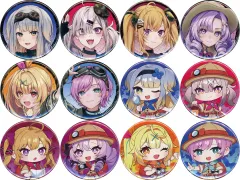 【中古】バッジ・ビンズ 全12種セット 缶バッジ 「DMMスクラッチ! バーチャルYouTuber にじさんじ サバイバル」 E賞
