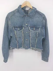 ◇ PAGEBOY ページボーイ ALICIA ダメージ加工 長袖 デニム ジャケット Gジャン サイズF ブルー系 レディース E  【1303140020792】のサムネイル