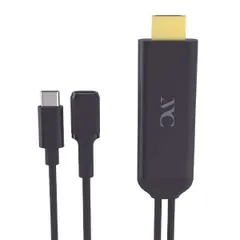 カシムラ KD-265 HDMI変換ケーブル iPhone専用 USB-C 中継 ミラーリング HDMI ver.1.4 タイプAコネクタ搭載 フルHD