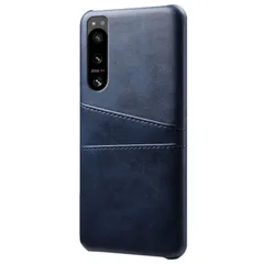 Xperia 5 IV ケース SO-54C SOG09 A204SO エクスペリア5 マーク4  カード収納 レザー スマート ケース 【Color】 ブルーのサムネイル