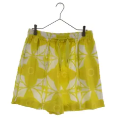 Louis Vuitton Monogram Shibori Silk Shorts Yellow Green. Size 3L