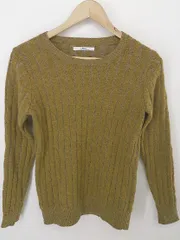 ◇ relume レリューム JOURNAL STANDARD ウールニット 長袖 セーター サイズF イエロー系 ベージュ系 レディース P  【中古】 【1209230000418】