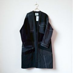 ロングコート ブラック レディース メンズ 再構築 リメイク ⑥