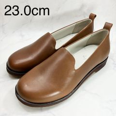 【新品 訳あり】【サスティナブルシリーズ】イング　オペラシューズ　23.0ｃｍ　茶