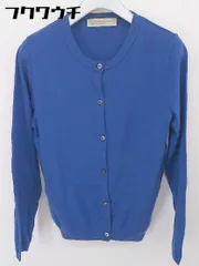 ◇ BEAUTY & YOUTH UNITED ARROWS 薄手 ウール ニット カーディガン ブルー レディース  【中古】 【1112170006559】