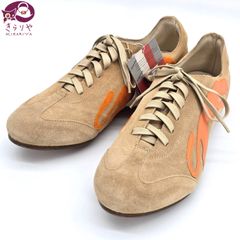 PUMA RUDOLF DASSLER プーマ ルドルフ・ダスラー ドライビングシューズ スニーカー 27㎝ 天然皮革 合成繊維 サンド/ブライトマリーゴールドカラー 箱 取扱説明書 タグ レザータグ イタリア製 342521 03 PUW2521L