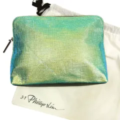 ◆3.1 Phillip Lim クラッチバッグ 切替 セカンドバッグ 保存袋付き スリーワンフィリップリム レディース