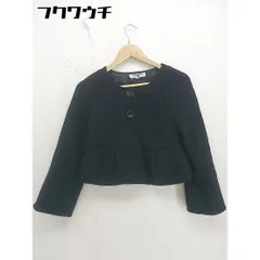 ◇ NATURAL BEAUTY BASIC ナチュラルビューティーベーシック ウール混 長袖 コート サイズS ブラック レディース  【中古】 【1112010034728】のサムネイル