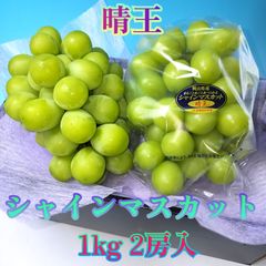 岡山 晴王 シャインマスカット 1kg 2房入 残暑見舞い 御供え ギフト お祝