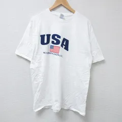 XL/古着 半袖 Tシャツ メンズ ワシントンDC コットン クルーネック 白 ホワイト 25jun16 中古